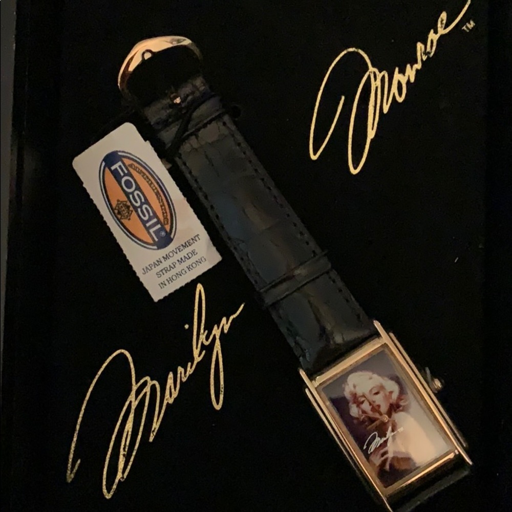 Authentic Fossil watch.. Lmtd Ed Marilyn Monroe